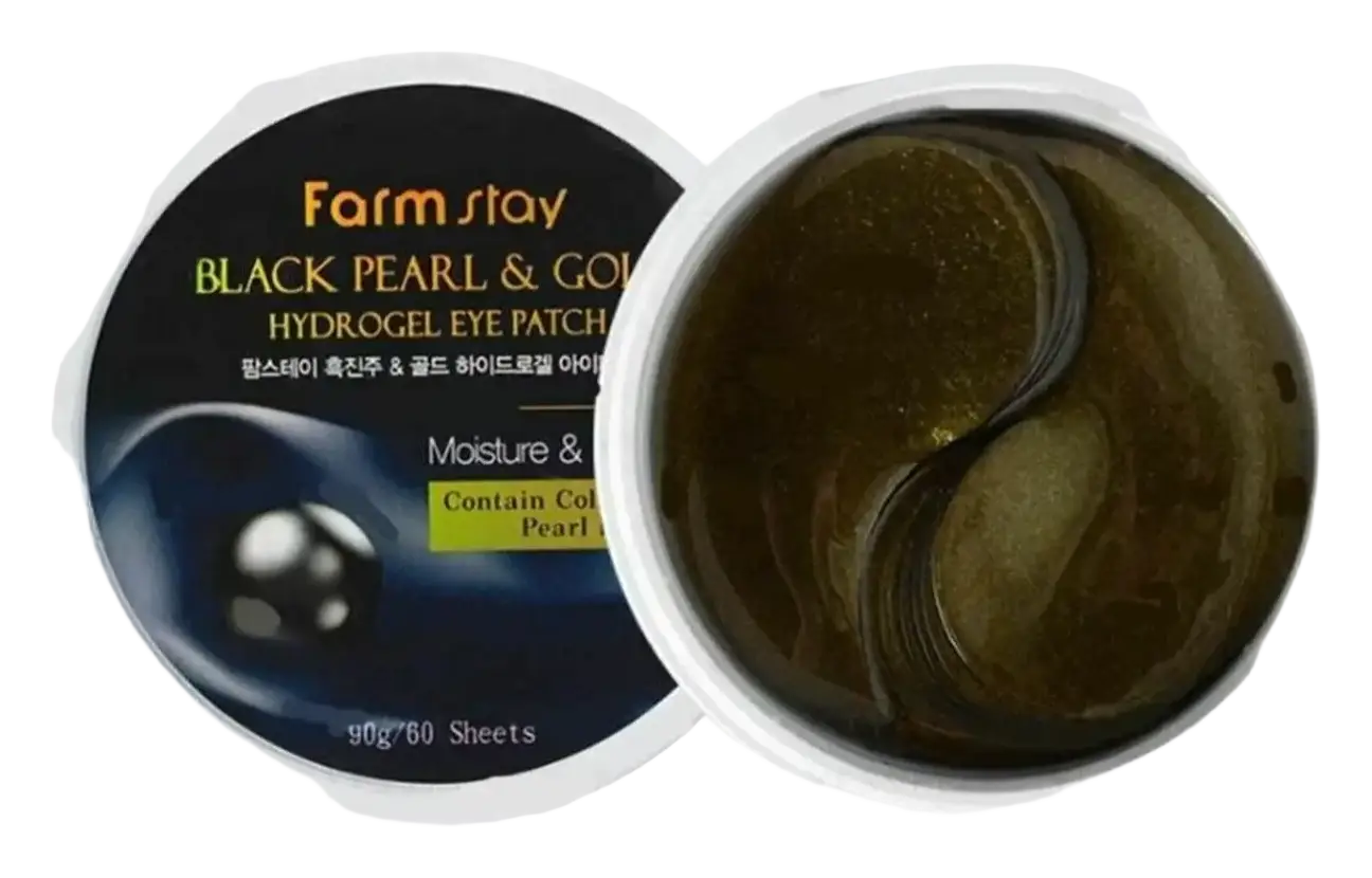 Farm Stay Black Pearl & Gold Hydrogel Eye Patch