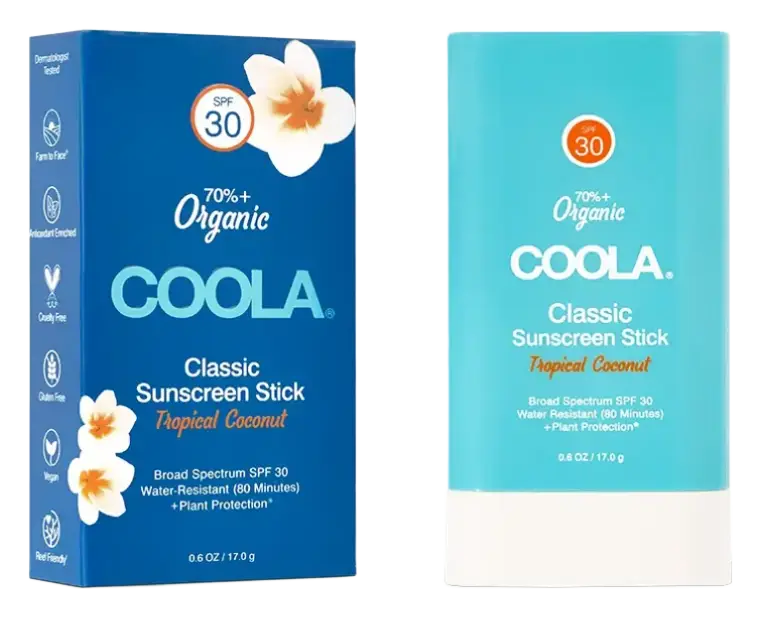 COOLA Classic Organic Sunscreen Stick SPF 30 Tropical Coconut