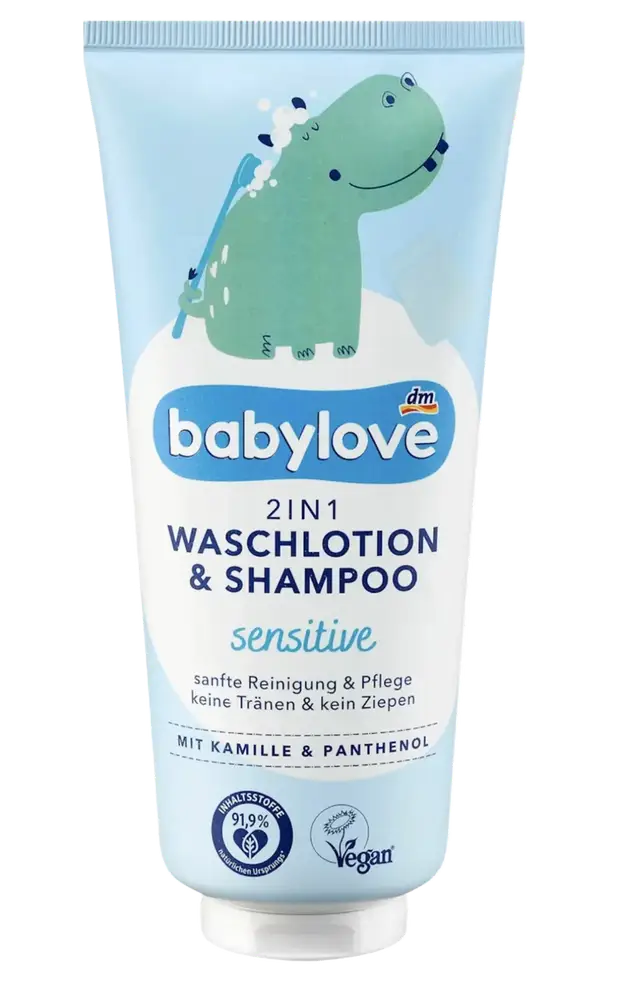 babylove dm 2In1 Waschlotion & Shampoo Sensitive