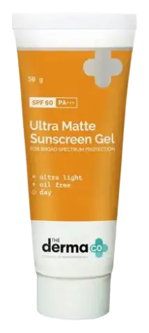 The Derma Co Ultra Matte Sunscreen Gel SPF 60