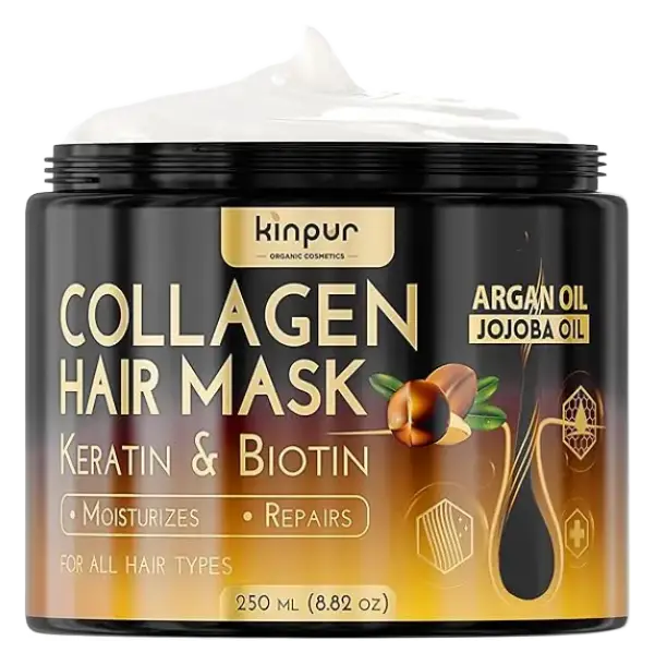 Kinpur Organic Cosmetics Collagen Hair Mask With Keratin  & Biotin