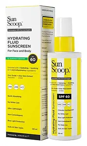 Sunscoop Hydrating Fluid Sunscreen For Face And Body SPF 60 PA++++