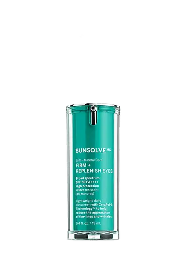 Sunsolve MD ZnO+ Mineral Care Firm + Replenish Eyes SPF 50