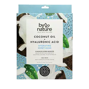 By Nature Coconut Oil + Hyaluronic Acid Hydrating Sheet Mask