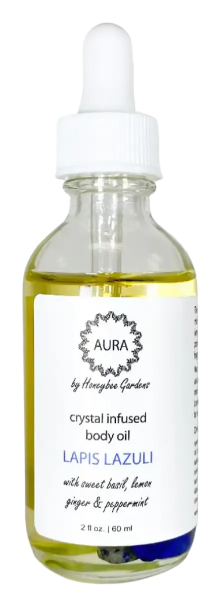 Honeybee Gardens Crystal Infused Body Oil Lapis Lazuli