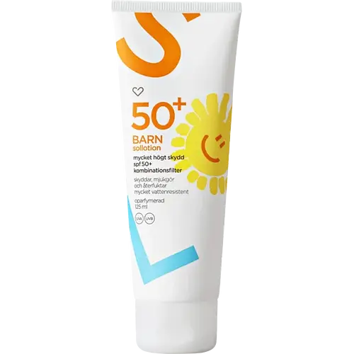 Hjärtats Sollotion Barn Oparfymerad SPF 50+