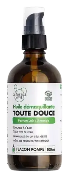 Clemence & Vivien Huile Démaquillante Toute Douce Parfum Lait D'Amande