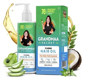 Grandmaa Secret 13 Herbs Hair Oil For Hair Fall Control