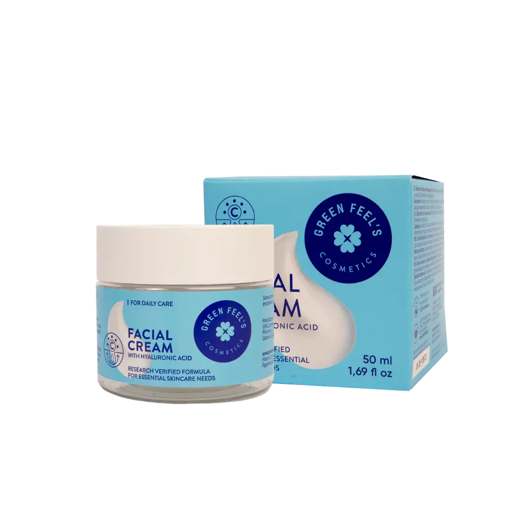 Green Feel's Facial Cream With Hyaluronic Acid