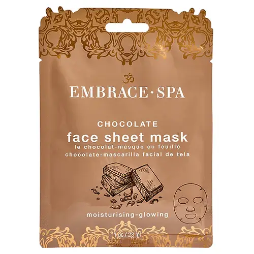 Embrace Spa Face Sheet Mask Chocolate