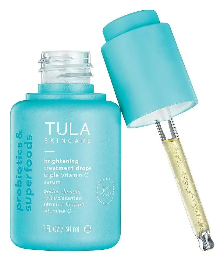 Tula Skincare Brightening Treatment Drops Triple Vitamin C Serum