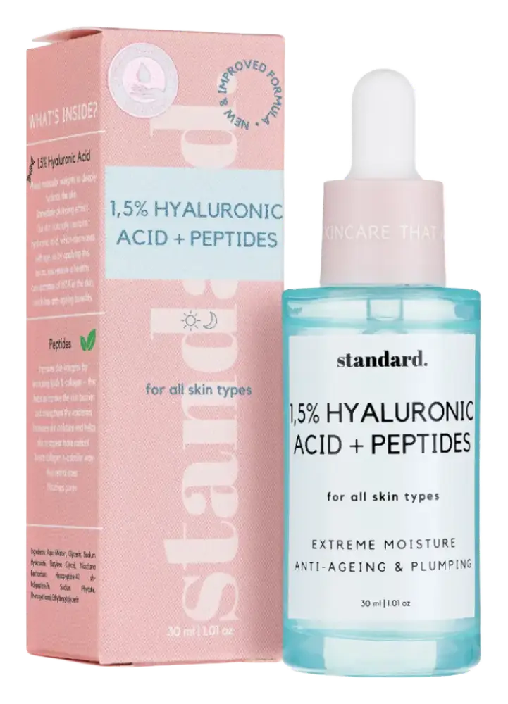 Standard Skin and Beauty Hyaluronic Acid 1,5% & Peptides Serum