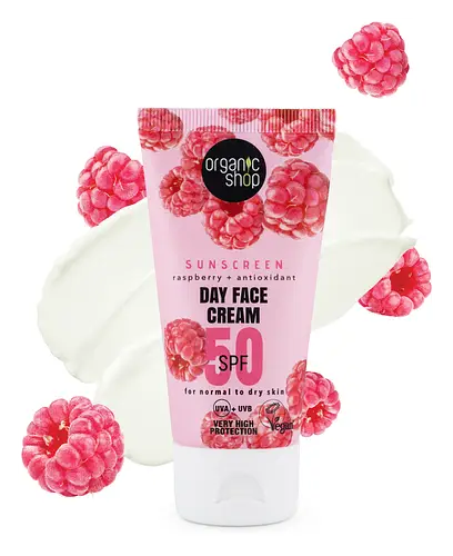 Natura Siberica Organic Shop Sunscreen Day Face Cream 50 SPF Normal to dry skin
