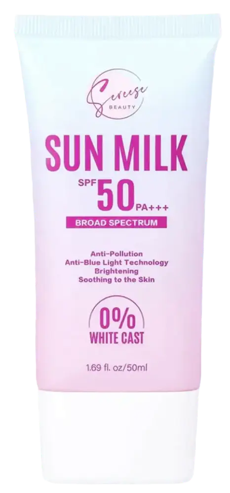 Sereese Beauty Sun Milk SPF 50 PA+++ 0% White Cast