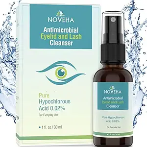 Noveha Antimicrobial Eyelid and Lash Cleanser Pure Hypochlorous Acid 0.02%