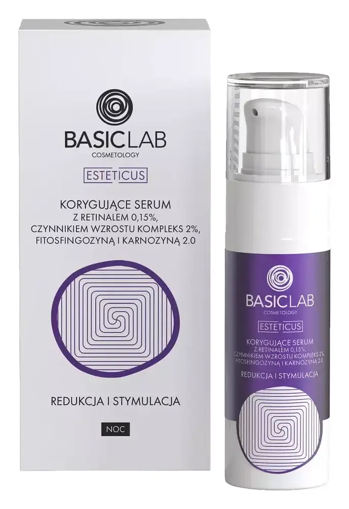 BasicLab Korygujące Serum Z Retinalem 0,15%