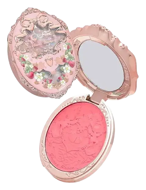 Flower Knows Violet Strawberry Rococo Embossed Blush Romantic Blossom