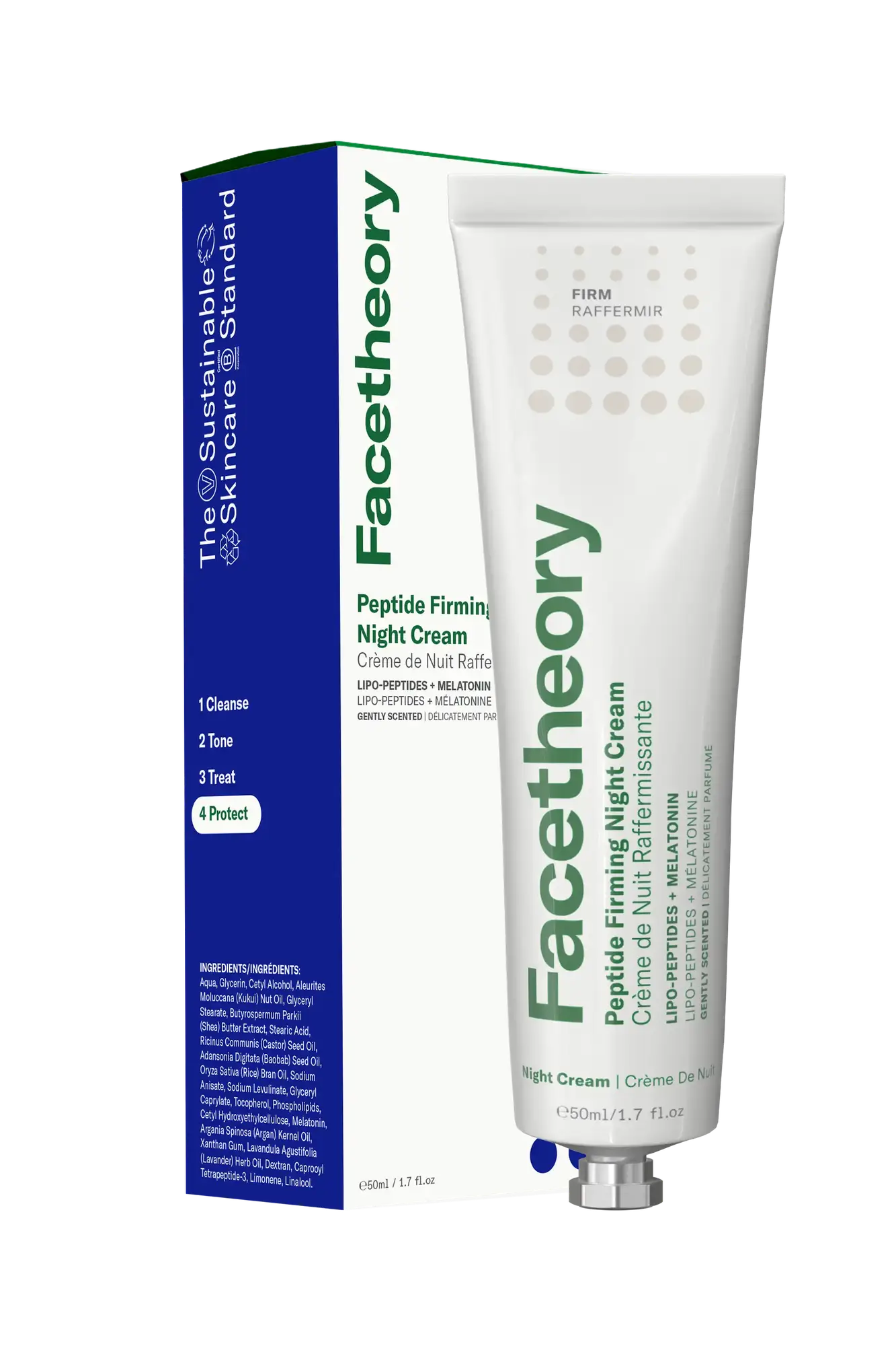 FaceTheory Peptide Firming Night Cream Unscented