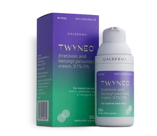 Twyneo Tretinoin .1% + Benzoyl Peroxide 3% Cream