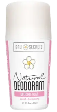 Bali Secrets Natural Deodorant Delicate Rose