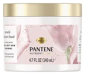 Pantene Nutrient Blends Miracle Moisture Boost Rose Water Petal Soft Hair Treatment