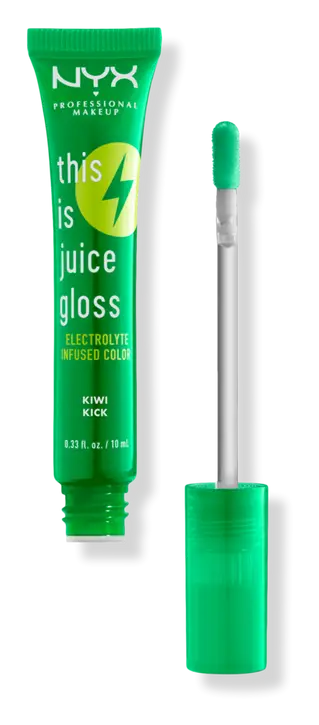 NYX Cosmetics This is Juice Gloss Hydrating Lip Gloss Kiwi Kick
