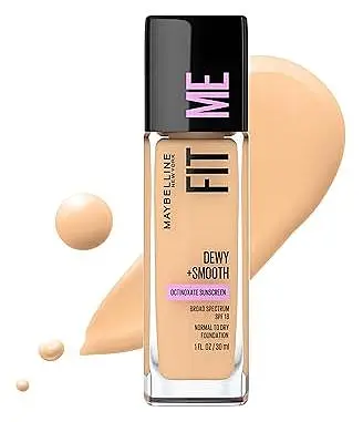 Maybelline Fit Me Dewy + Smooth Foundation Warm Nude
