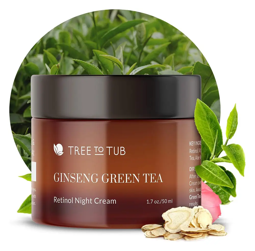 Tree to Tub Ginseng Green Tea Anti-Aging Retinol Eye Cream