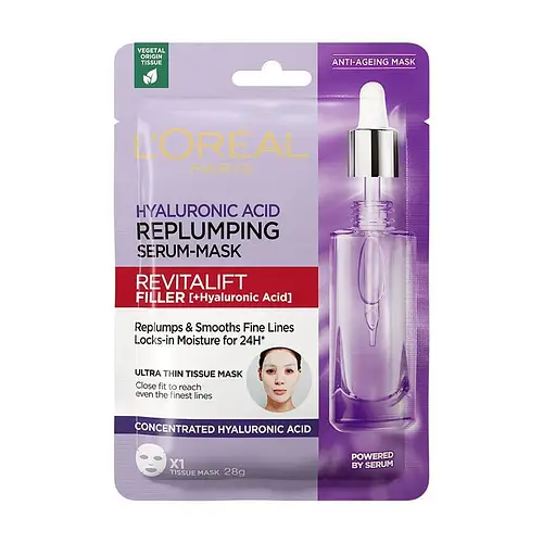 L'Oreal Revitalift Filler Hyaluronic Acid Replumping Serum Mask Australia