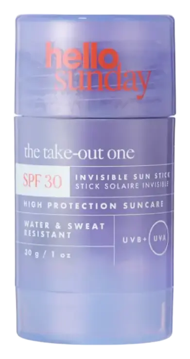 Hello Sunday The Take-Out One Invisible Sun Stick SPF 30 With Hyaluronic Acid
