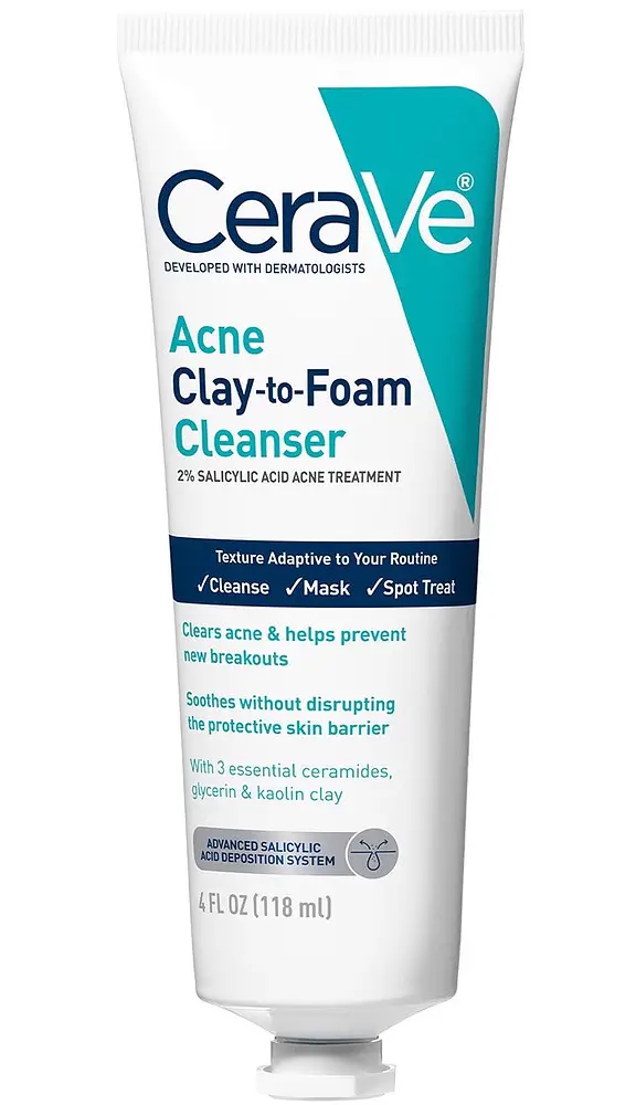 CeraVe Acne Clay To Foam Cleanser