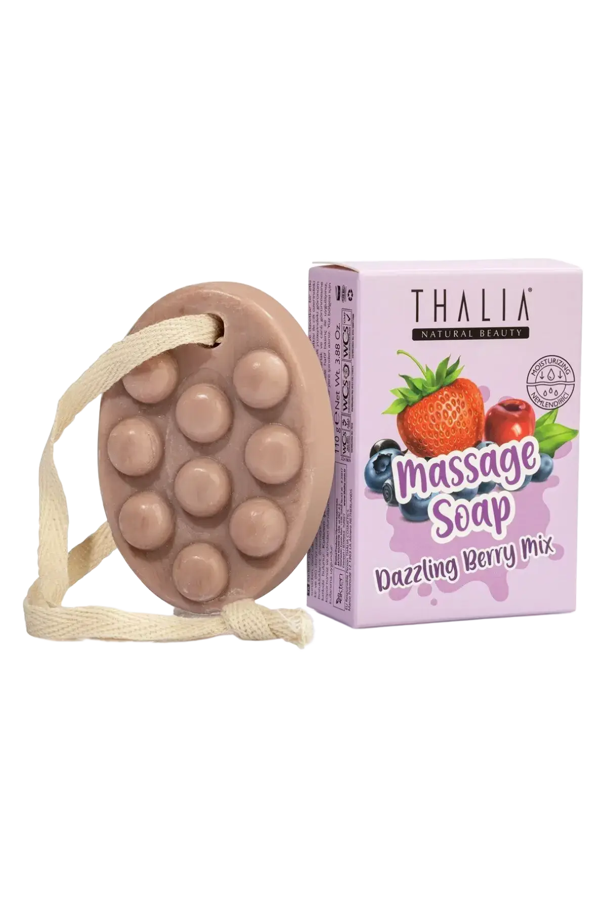 Thalia Natural Beauty Massage Soap Dazzling Berry Mix