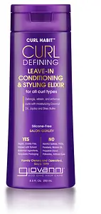Giovanni Curl Habit Curl Defining Leave-In Conditioning & Styling Elixir