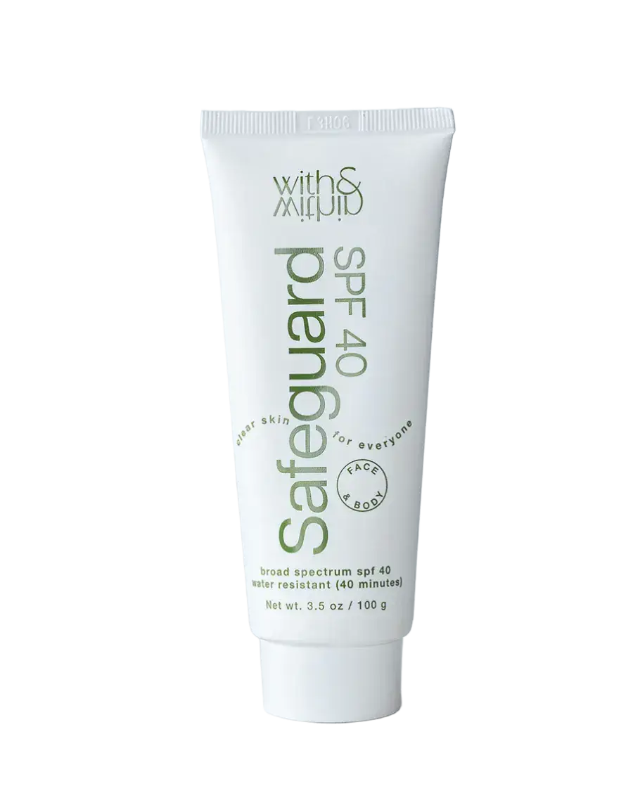 With & Within Safeguard SPF 40