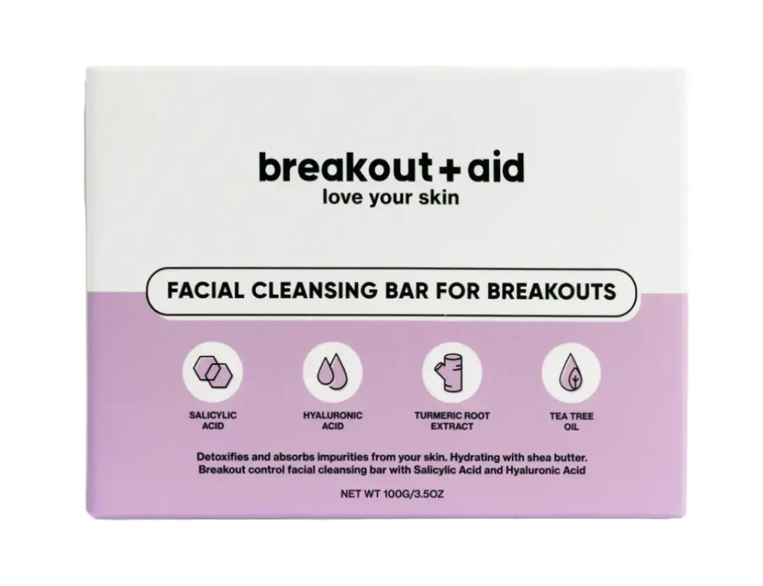 Breakout + Aid Facial Cleansing Bar For Breakouts