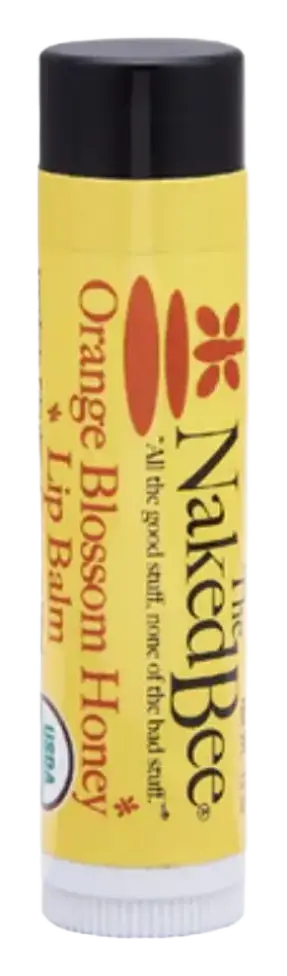 The Naked Bee Orange Blossom Honey Organic Lip Balm