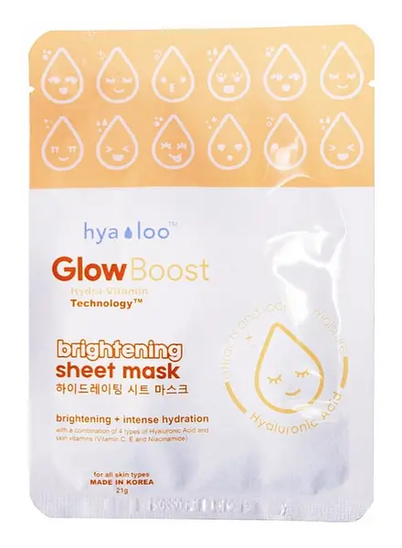 Hyaloo Glow Boost Brightening Sheet Mask