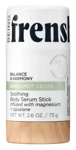 Being Frenshe Soothing Body Serum Stick Bergamot Cedar