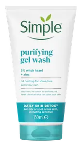 Simple Skincare Daily Skin Detox Purifying Face Wash UK