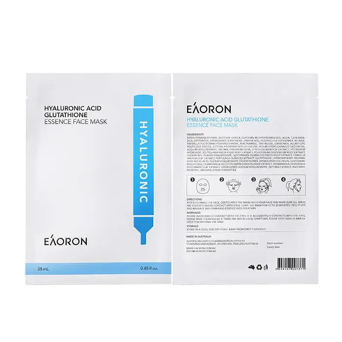 Eaoron Hyaluronic Acid Glutathione Essence Face Mask