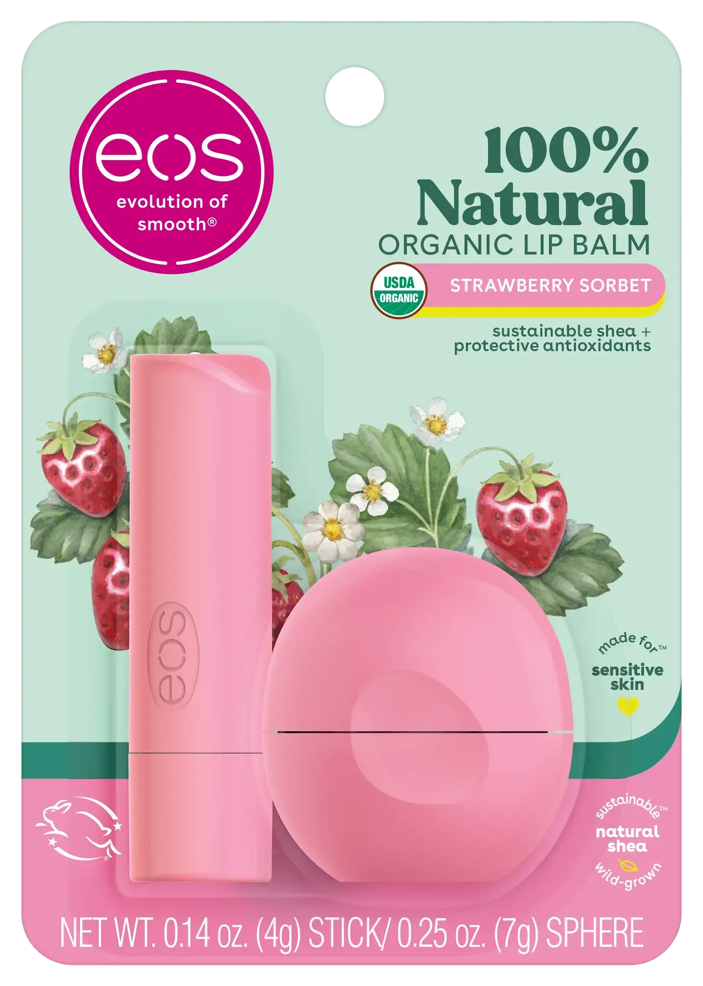 EOS Strawberry Sorbet Lip Balm