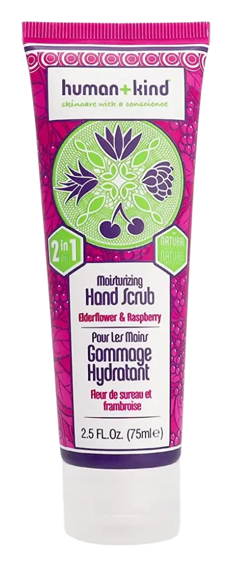 human+kind Hand Scrub Elderflower & Raspberry