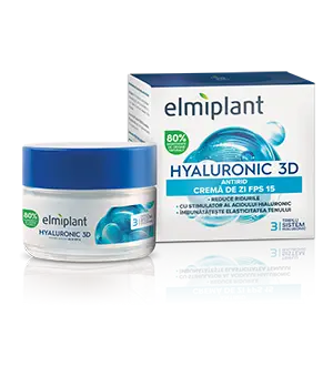 Elmiplant Hyaluronic 3D Antirid Cremă De Zi SPF 15