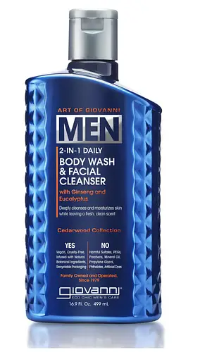 Giovanni Men 2-in-1 Daily Body Wash & Facial Cleanser