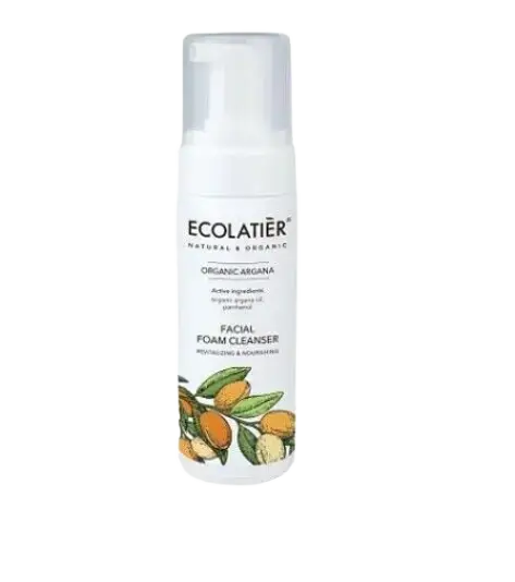 Ecolatier Facial Foam Cleanser Revitalizing & Nourishing Organic Argana