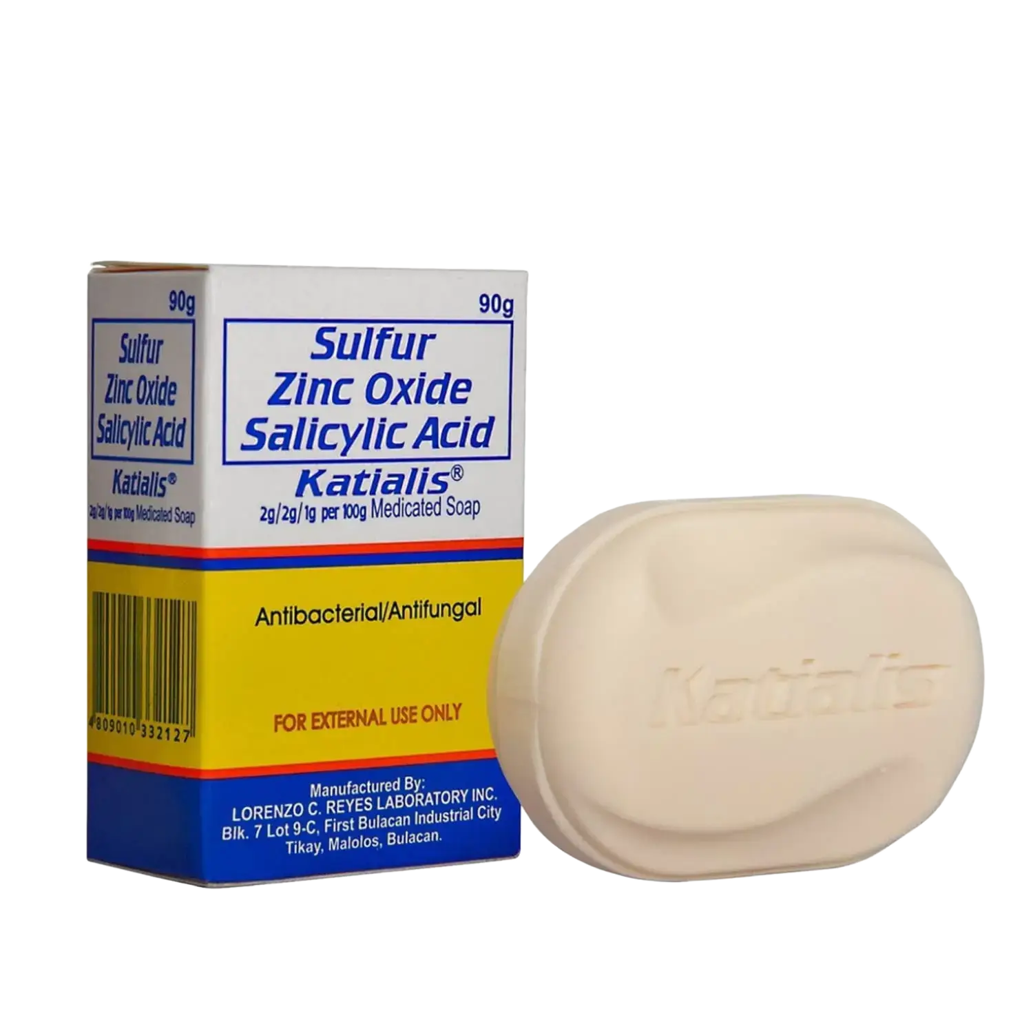 Katialis Sulfur, Zinc Oxide, Salicylic Acid Anti Fungal Medicated Soap
