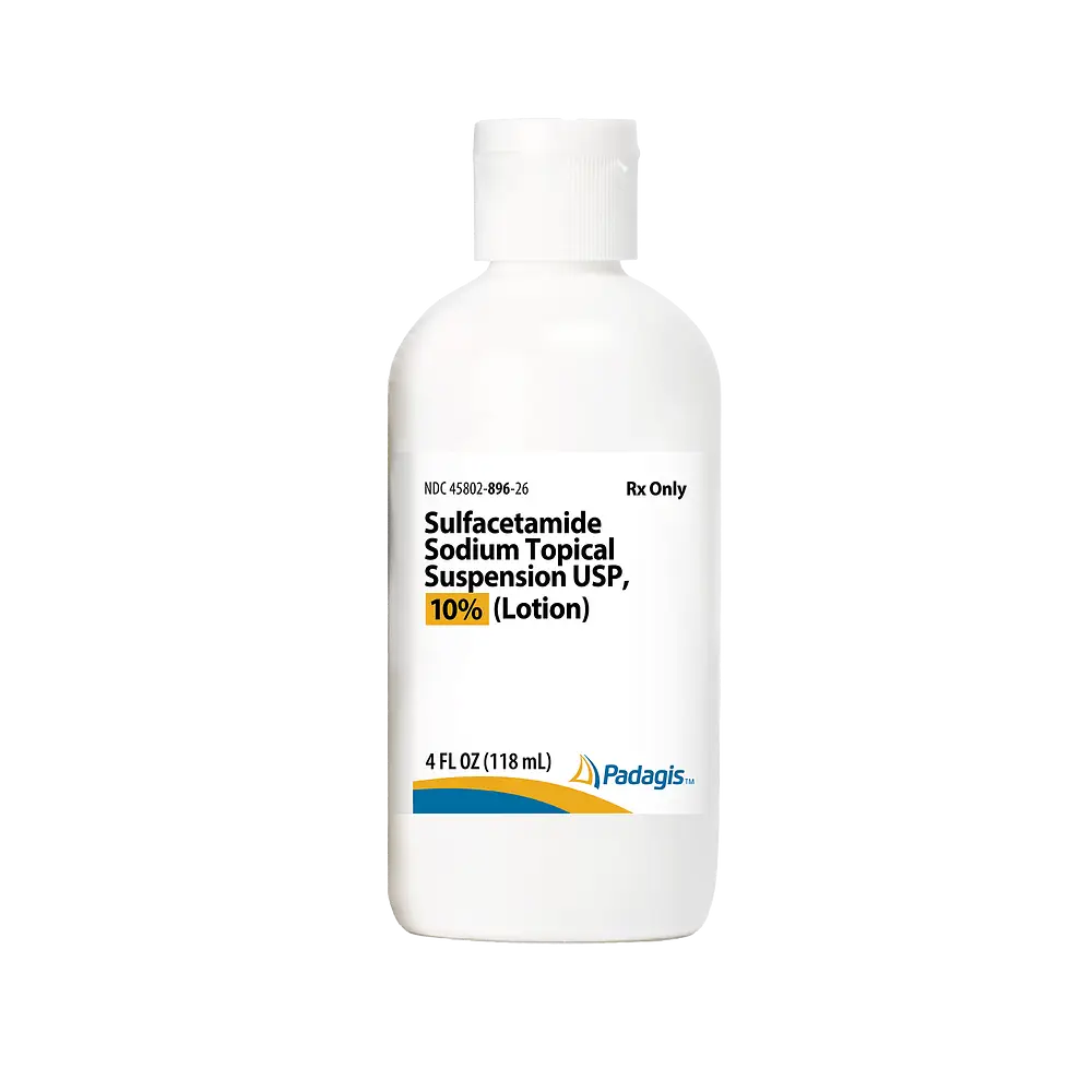 Padagis Sulfacetamide Sodium Topical Suspension USP 10% Lotion