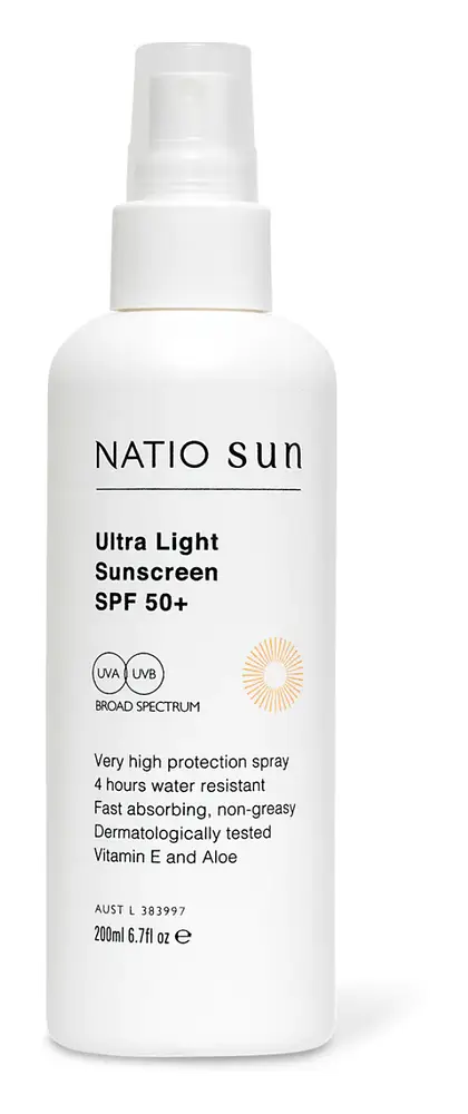 Natio Ultra Light Spray Sunscreen SPF 50+