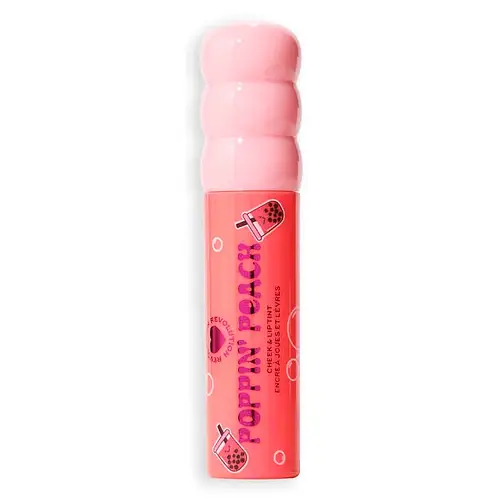 Revolution Beauty I Heart Revolution Bubble Tea Milky Blush + Lip Tint Poppin' Peach