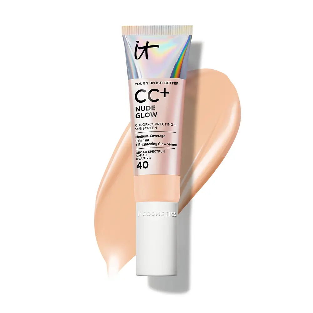 IT Cosmetics CC+ Nude Glow Lightweight Foundation SPF 40 Light Medium